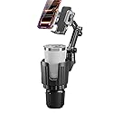 Bracketron Cup Holder Phone Mount for Car - TripGrip 2-in-1 Expandable Phone Holder with 360° Rotation & Ultra Stable Folding Support Legs, Fits…