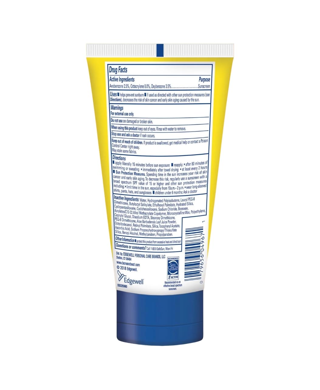 Banana Boat Kids Max Protect & Play Broad Spectrum Sunscreen SPF 100 4 oz (Pack of 8)