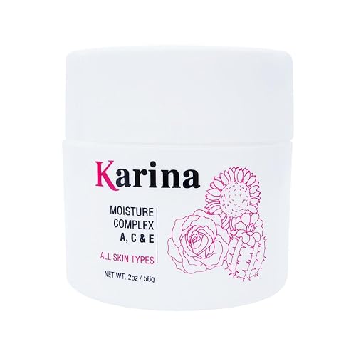 Karina Moisture Complex A, C & E Face Moisturizer - Hydrating Vitamin C Face Cream for All Skin Types | Nourishing Facial Moisturizer with Vitamins A