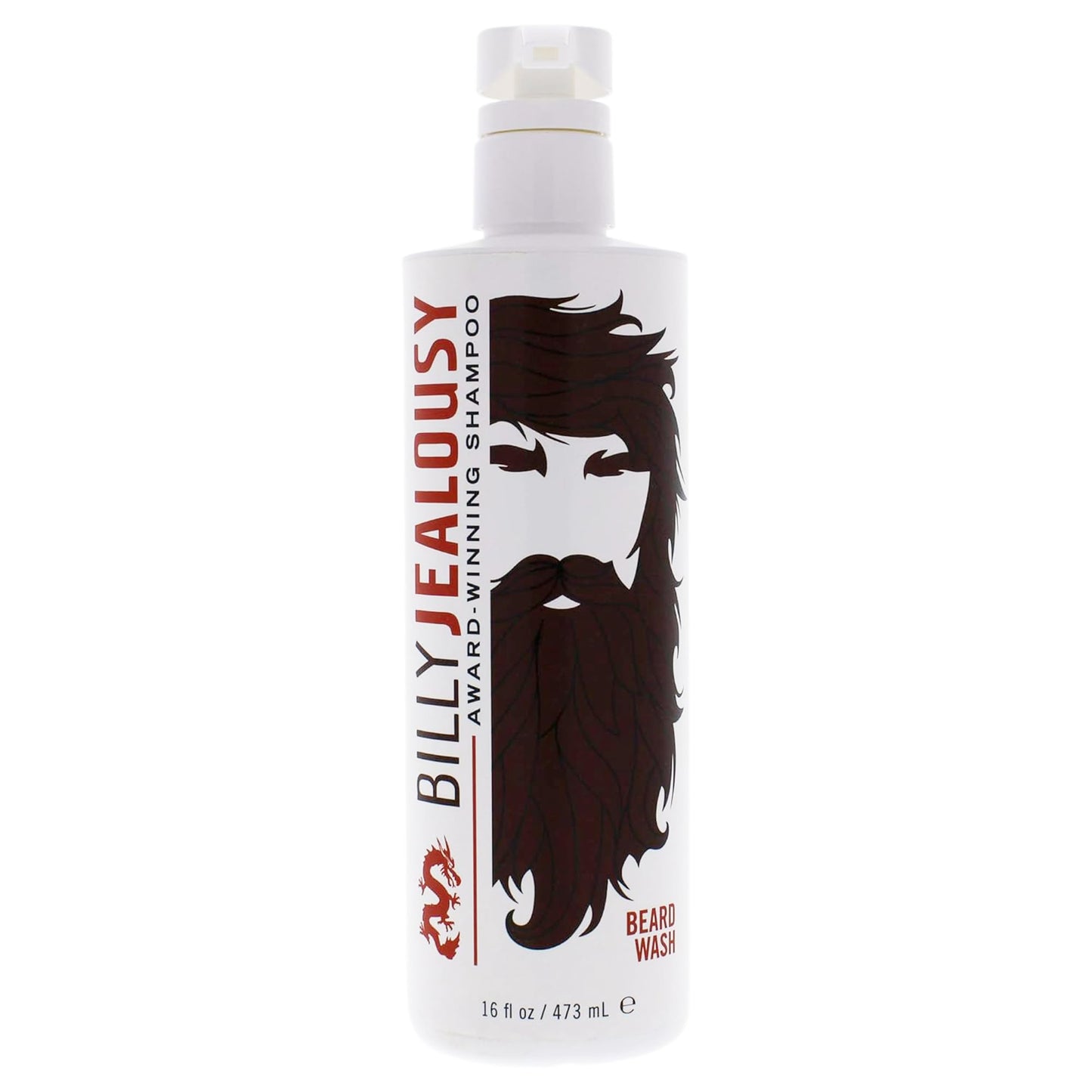 Billy Jealousy Beard Wash for Smooth, Manageable & Frizz-free Facial Hair, Beard Care Enriched with Hydrating Aloe & Strengthening & Conditioning