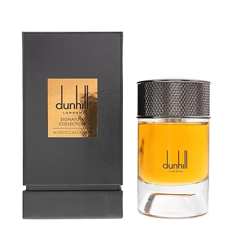 Dunhill Signature Collection Moroccan Amber Eau de Parfum Cologne Spray For Men, 3.4 Fl. Oz