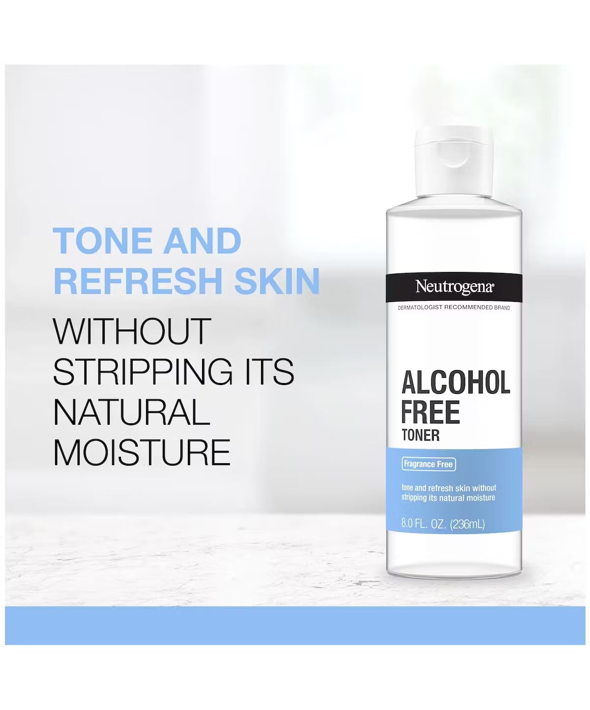 Neutrogena Alcohol-Free Toner, 8.5 Fluid Ounce (Pack of 3)