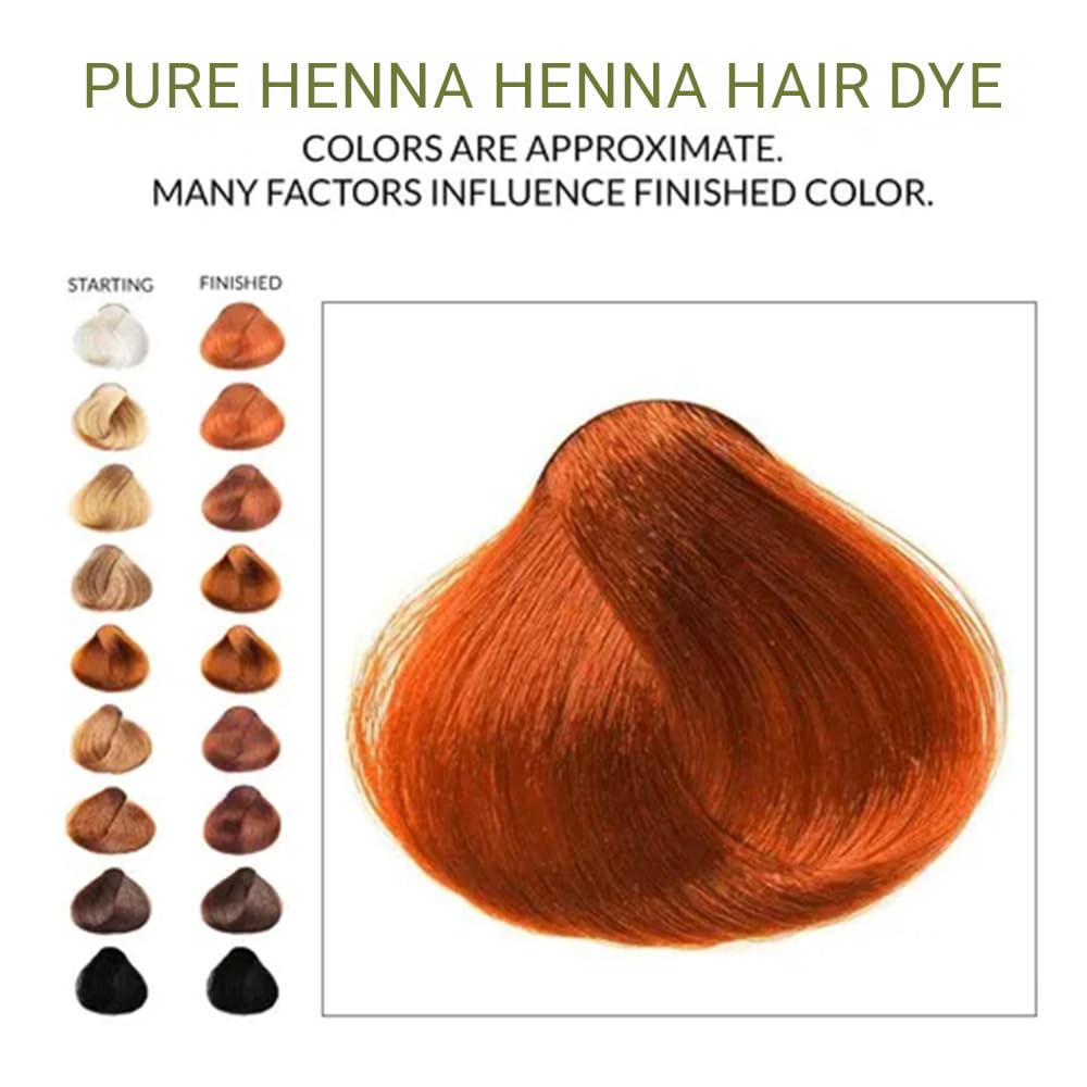 1000 Grams - 100% Pure Henna Powder For Hair Dye - Red Henna Hair Color, Best Red Henna For Hair - The Henna Guys
