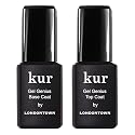 LONDONTOWN kur Gel Genius Gel-Like Set, Top Coat & Base Coat Set For Long Lasting Manicure Beauty & Personal Care LONDONTOWN