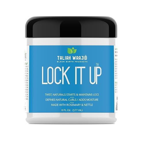 Taliah Waajid Lock It Up - Natural Hair Styling Gel for Dreadlocks, Twists & Coils - Firm Hold, No Flakes - 6 oz (Pack of 7)