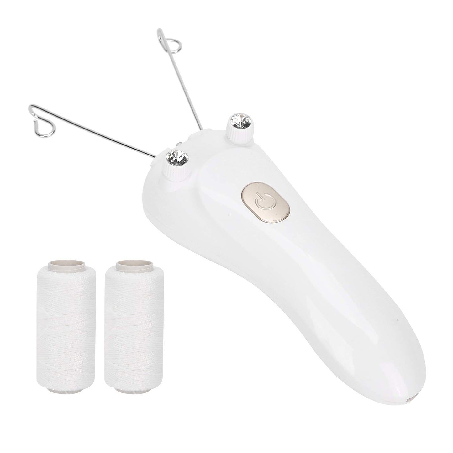 Threading Machine,Hair Removal for Face USB Rechargeable Cordless Epilator, Upper Lip, Chin, Body - Gentle, Long-Lasting Hair Removal Tool with Cotton Beauty and Personal Care Yosoo Health Gear