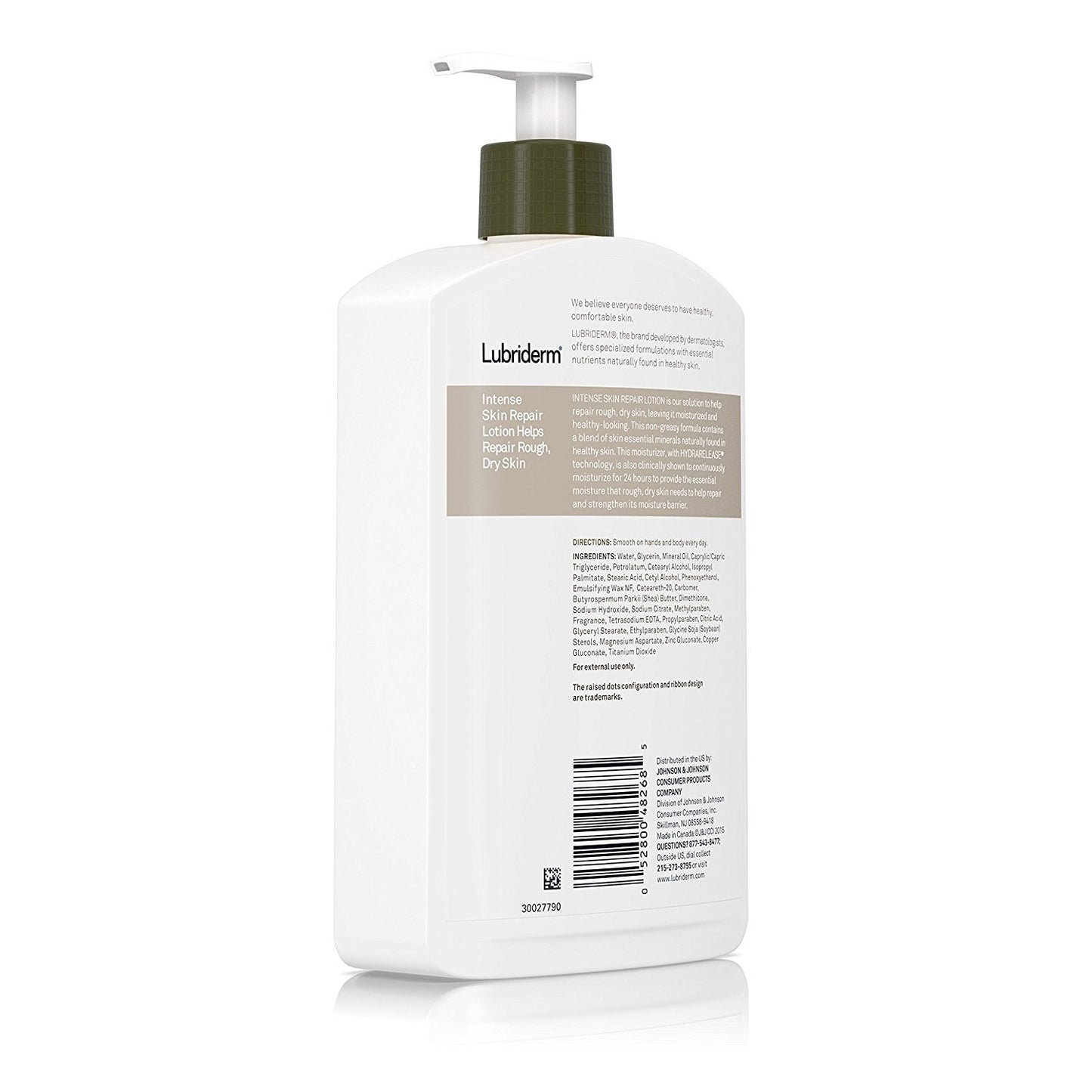 Lubriderm Intense Dry Skin Repair Lotion for Relief of Rough, Dry Skin, Fast Absorbing, 16 fl. Oz (Pack of 6)