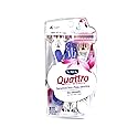 Schick Quattro for Women Disposable Sensitive Skin, 3 Count (Pack of 1)