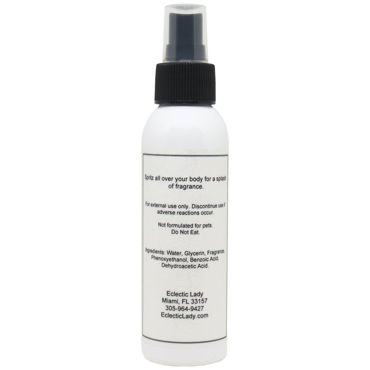 Eclectic Lady Red Hot Cinnamon Body Spray, 8 ounces, Body Mist for Women with Clean, Light & Gentle Fragrance, Cologne with Soft, Subtle Aroma