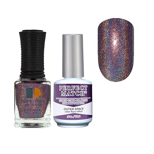 Lechat Perfect Match Gel + Nail Polish Spectra Collection SPMS12 Outer Space Beauty & Personal Care LECHAT