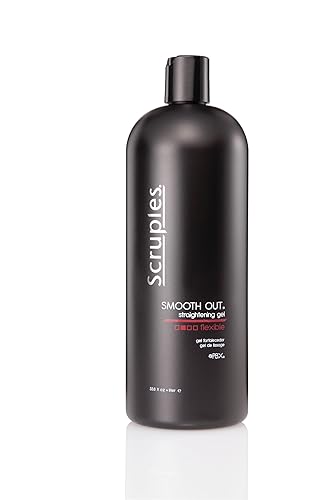 Scruples Smooth Out Hair Straightening Gel - 33.8 Fl Oz - Shine Enhancing & Smoothing Frizz Control Styling Solution for Women and Men with All Hair