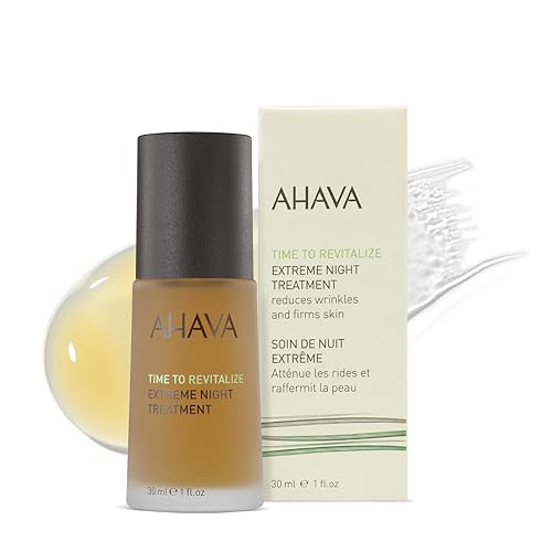 AHAVA Extreme Night Treatment - Exclusive Moisturizer, Neck & Chest Cream, Smoothes Skin & Reduces Wrinkles, Enriched with Patented Extreme Complex