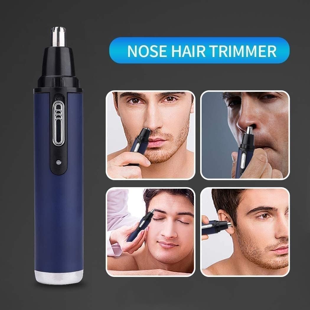 LEONYS Nose Hair Trimmer Clippers,Electric Facial Eyebrow Ear Hair Remover,Clippers Epilator Removal, USB Rechargeable Painless Eyebrow and Facial Beauty and Personal Care LEONYS