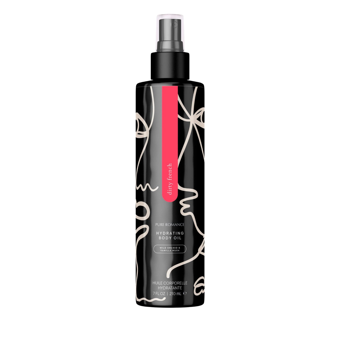 Pure Romance Hydrating Body Oil – Non-Greasy After Shower Moisturizer for Dry Skin – Infused with Jojoba and Argan Oils – Mist