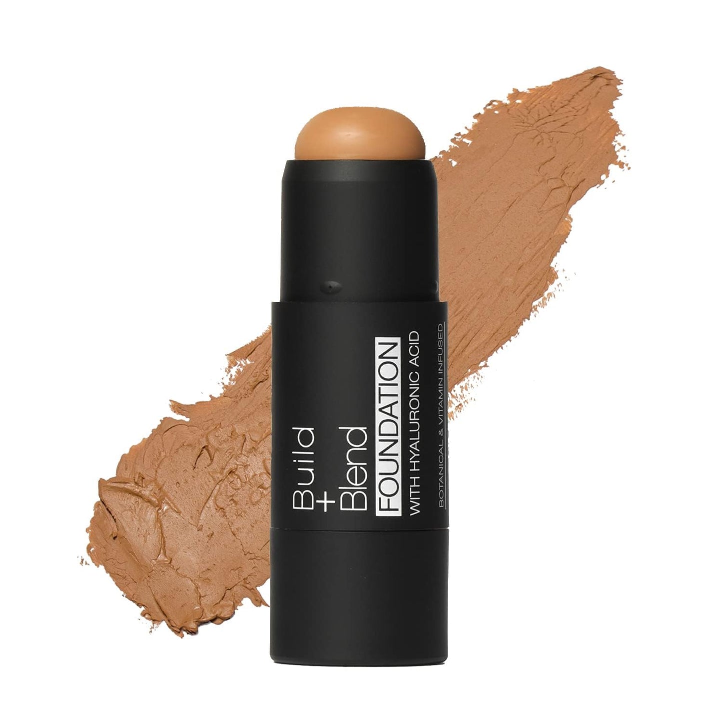 Palladio BUILD & BLEND Foundation Stick, Medium Coverage Buildable Contour Stick for Face, Ultra Blendable Creamy Formula for a Natural Shine Free