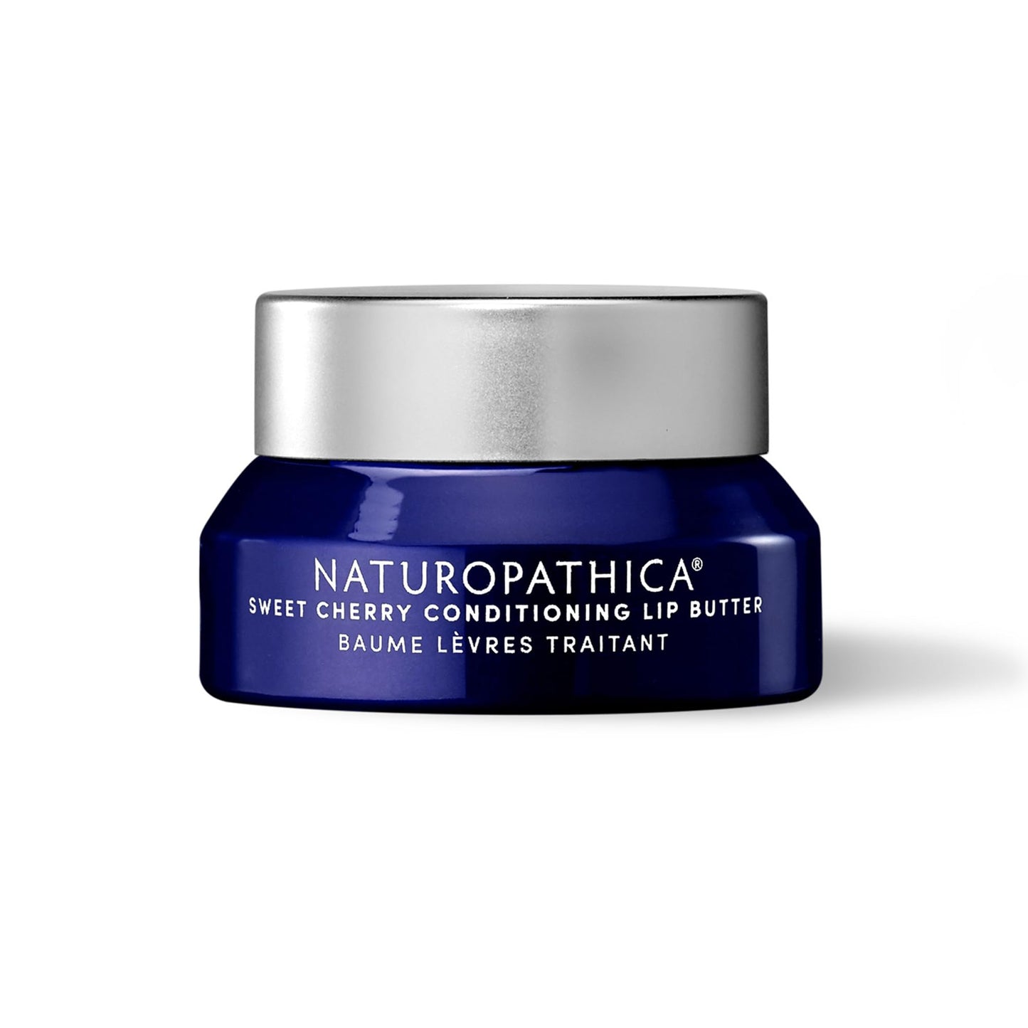 Naturopathica Sweet Cherry Conditioning Lip Butter, Natural Lip Balm for Soft, Full Lips, Antioxidant Rich Lip Moisturizer for Men and Women, 0.5 fl