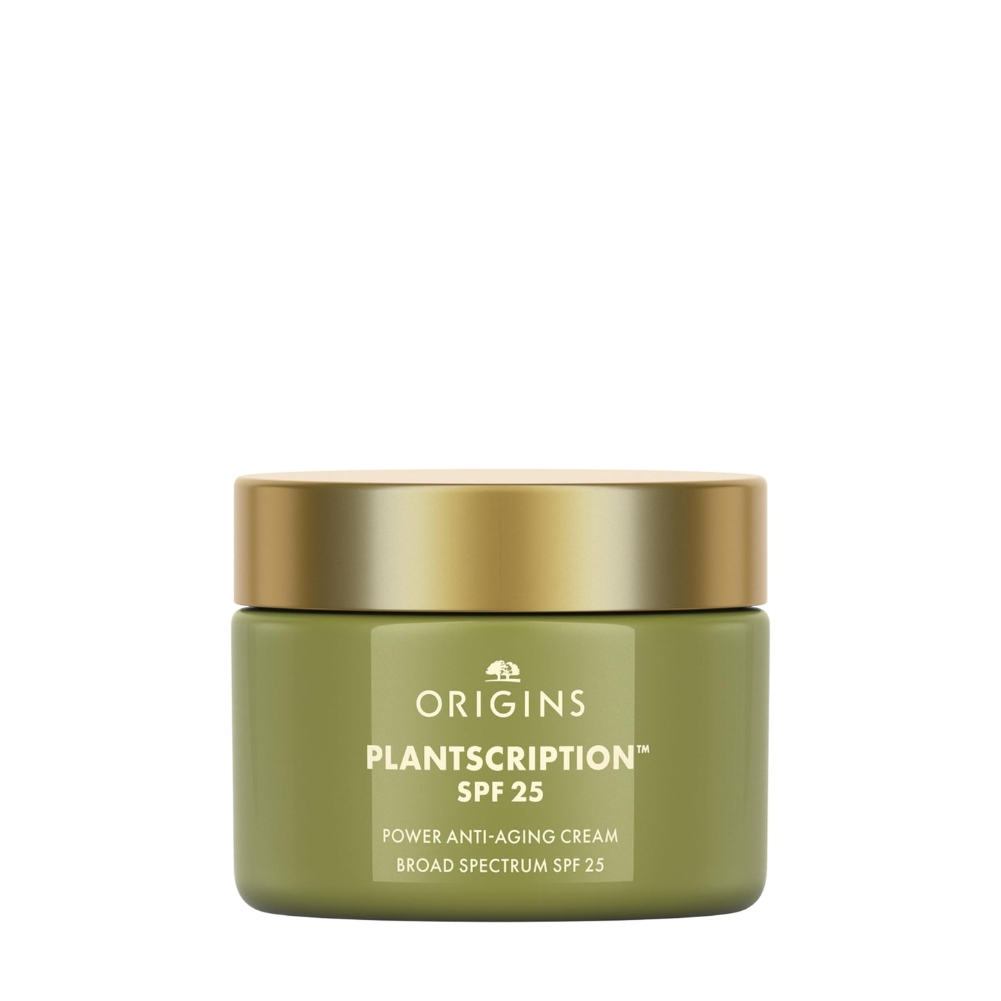 Origins Plantscription SPF 25 Power Anti-Aging Face Cream | Moisturizer with SPF to Visibly Reduce Fine Lines | With Peptides & Hyaluronic Acid, 1.7