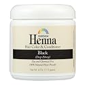 Rainbow Research Henna Hair Color & Conditioner - Black (Deep Ebony) 4 oz (113 grams) Jar