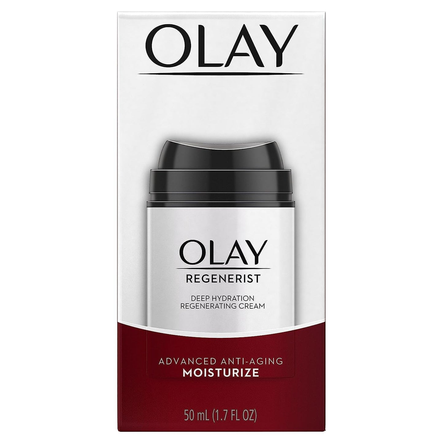 Olay Regenerist Deep Hydration Regenerating Cream Moisturizer, 1.7 fl oz