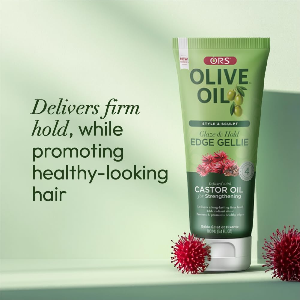 ORS Style & Sculpt Edge Gellie with Castor Oil for Strengthening 3.5 Ounces