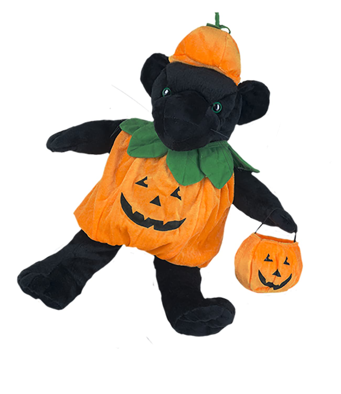 Pumpkin Jack-O-Lantern Outfit Teddy Bear Clothes Outfit Fits Most 14"-18" Build-A-Bear and Make Your Own Stuffed Animals