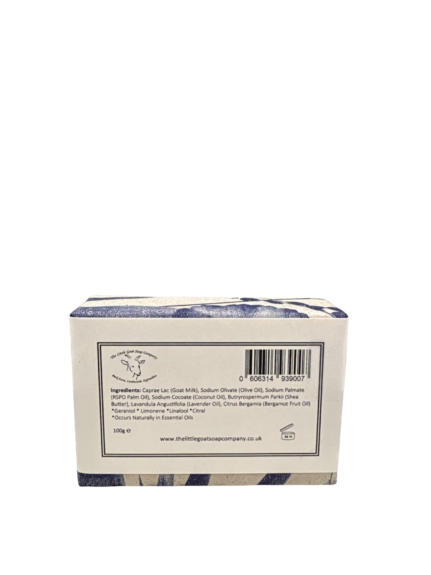 Goats Milk Soap. Made with Raw Goats Milk. Lavender and Bergamot 100g x 4 by The Little Goat Soap Company Beauty & Personal Care The Little Goat Soap Company