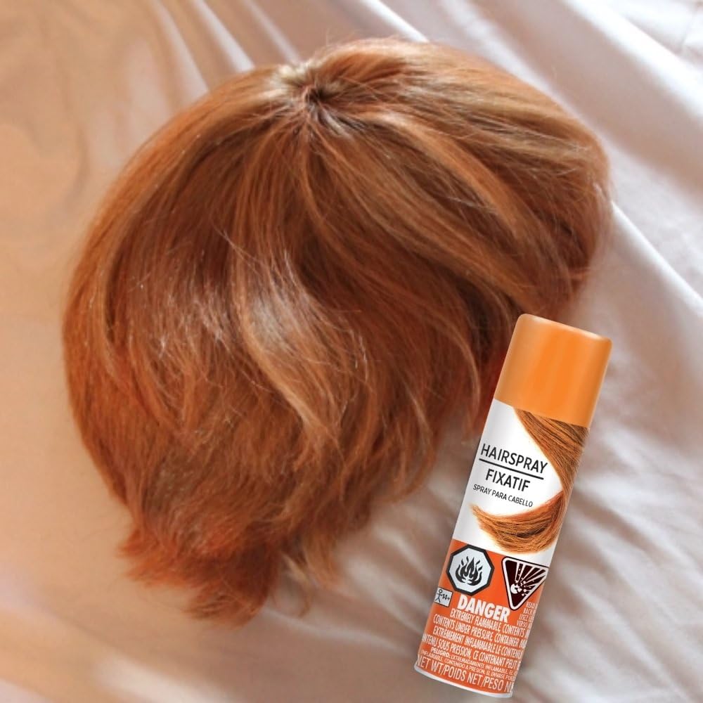 Vibrant Orange Hair Spray Color - 3 oz. (1 Count) - Instantly Transforms Your Look, Ideal for Parties & Cosplay