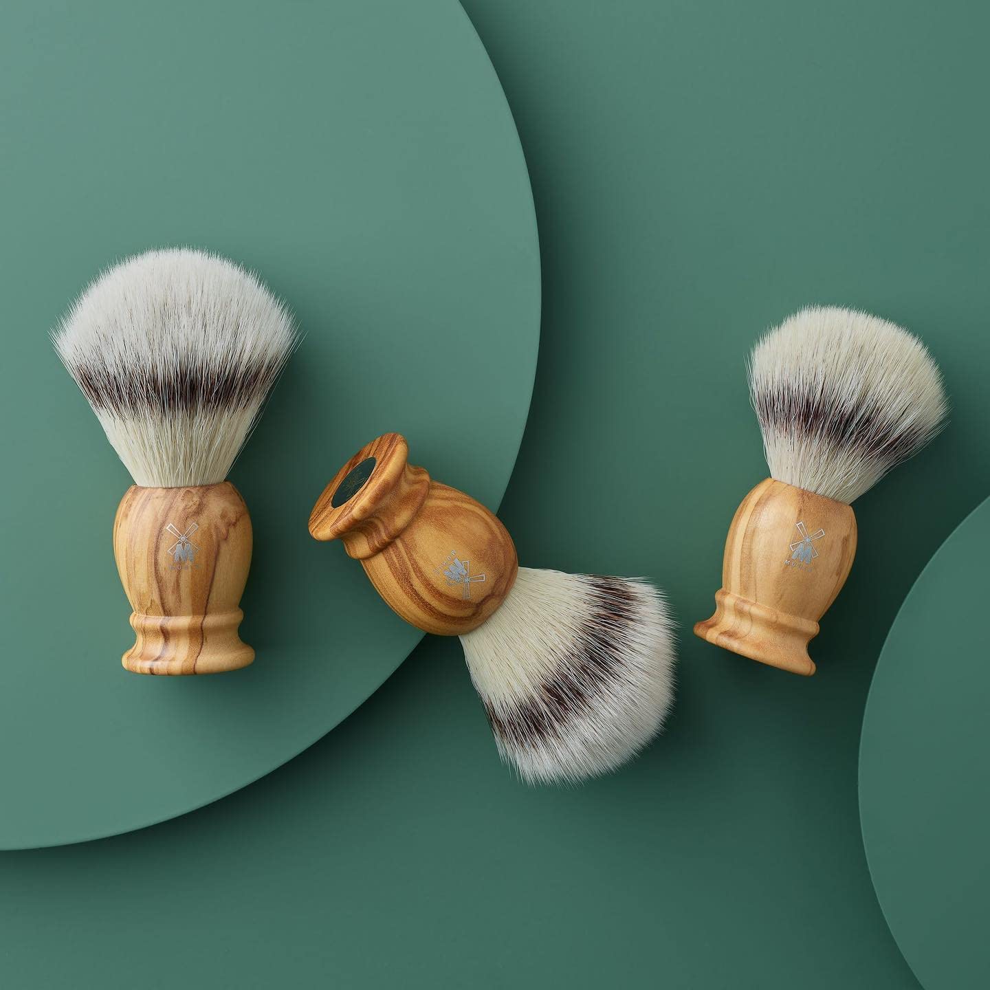 MÜHLE Classic Olive Wood X-Large Silvertip Fiber Shaving Brush - Synthetic Luxury Shave Brush for Men, Rich Lather Beauty and Personal Care MÜHLE