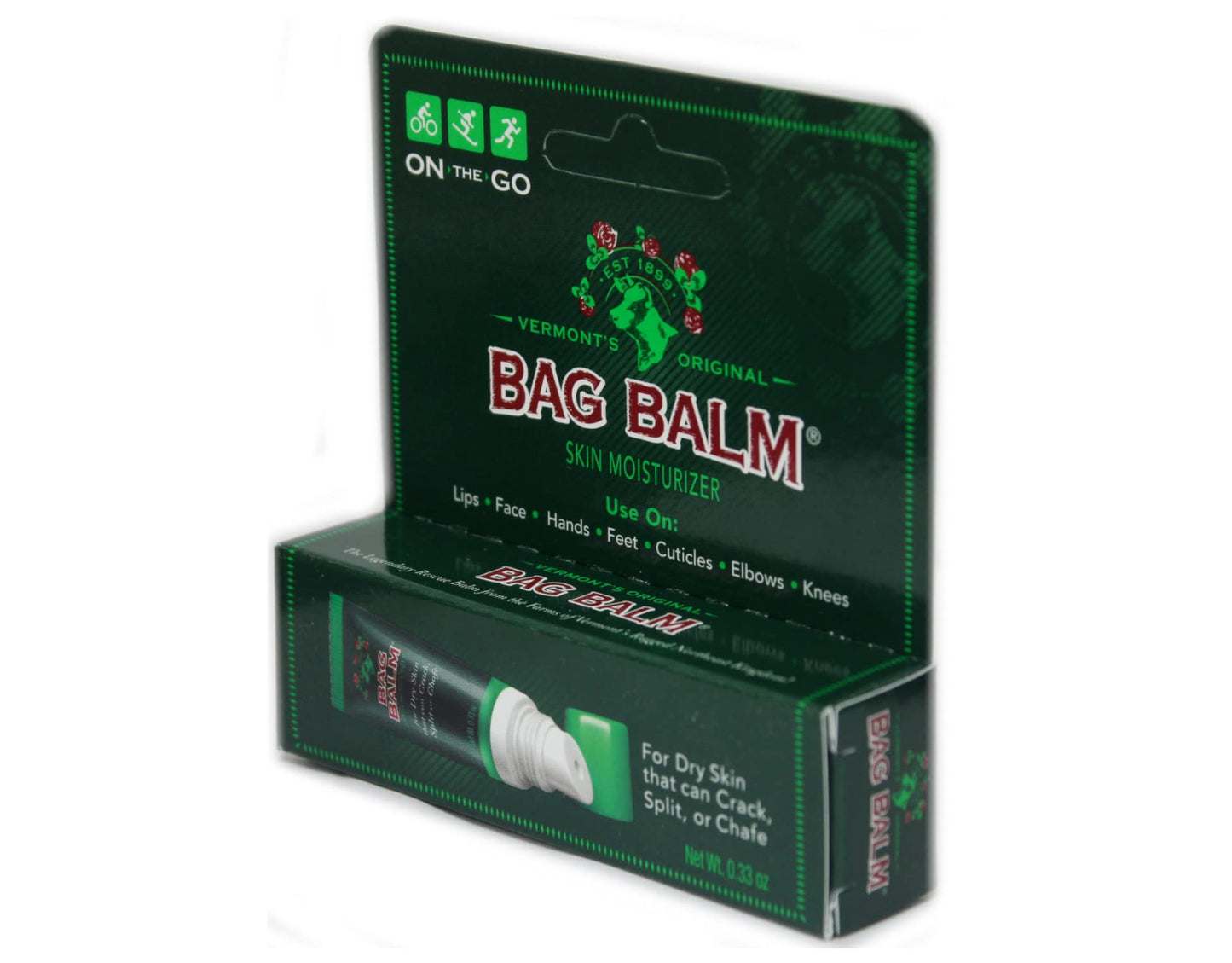Bag Balm On-the-Go Tube, 0.33 oz Per Tube (8 Tubes) Beauty and Personal Care Bag Balm