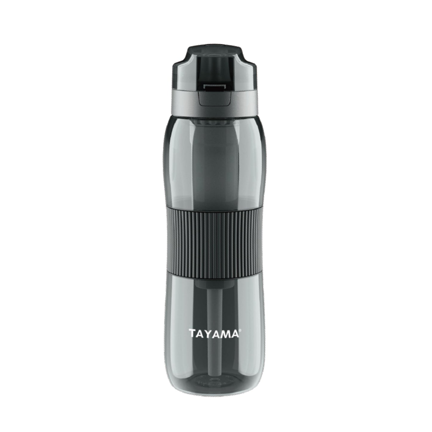 Tayama 25 oz. Black Tritan Alkaline Filtering Water Bottle, BPA-Free
