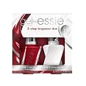 essie gel couture Gel-like Nail Polish Set with Top Coat, Vegan, Red Nail Polish, Bubbles Only Kit, 1 Kit Beauty & Personal Care essie