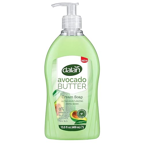 Dalan Avocado Butter Cream Ultra Moisturizing Liquid Hand Soap for Normal and Dry Hands Fresh Clean and Soft Feeling (13.5 Fl Oz / 400 mL (Pack of 1))