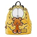 Loungefly Garfield and Pooky Plush Mini Backpack, Black