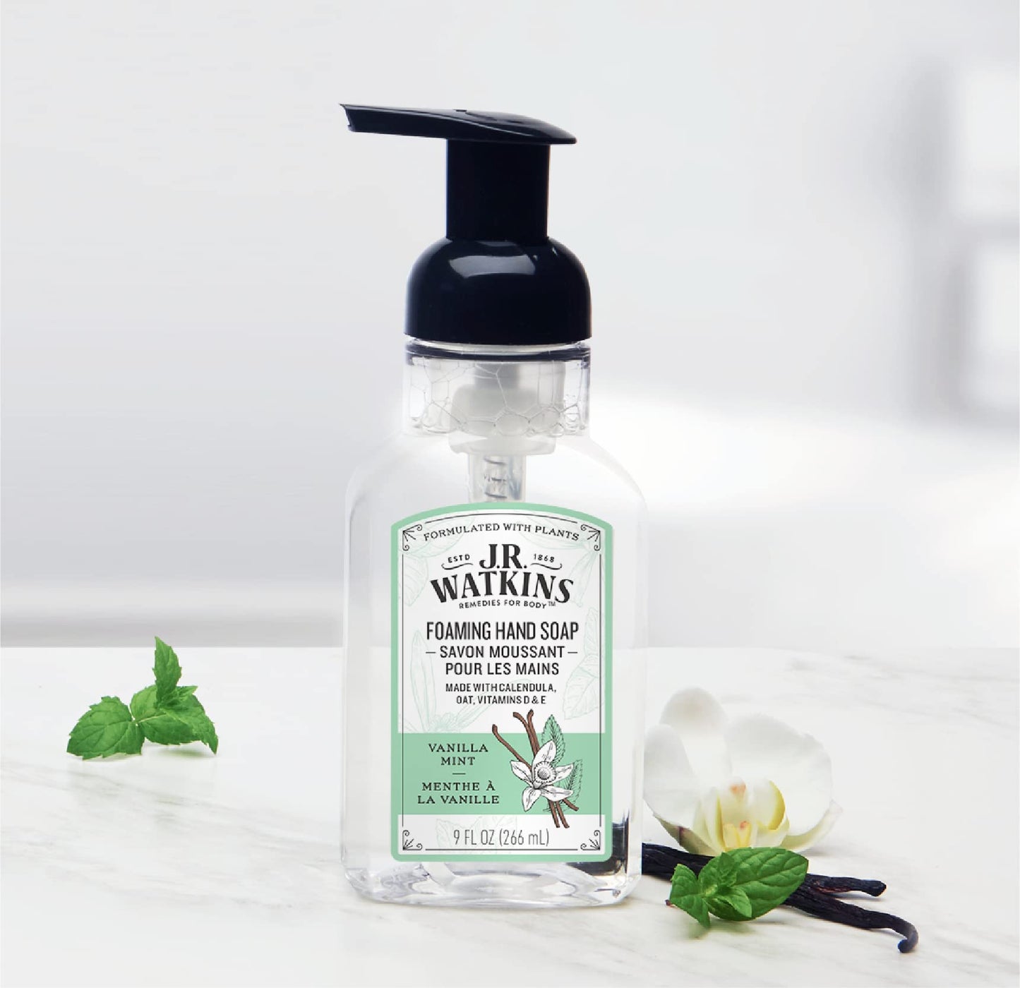 Hand Soap, Foaming, 9 fl oz, Vanilla Mint Vanilla Mint