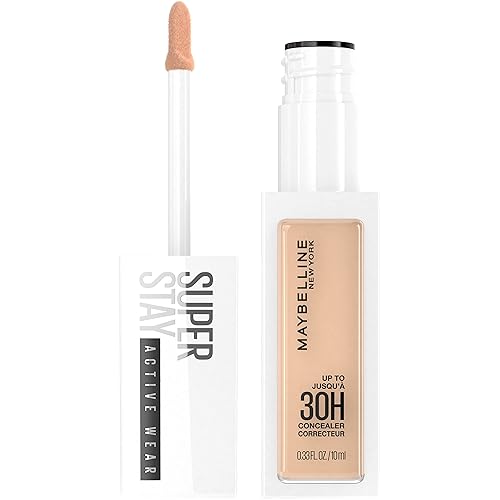 Maybelline Super Stay Liquid Concealer Makeup, Full Coverage Concealer, Up to 30 Hour Wear, Transfer Resistant, Natural Matte Finish, Oil-free