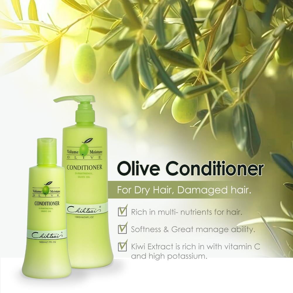 Chihtsai Olive Conditioner set 280ml/9.5oz