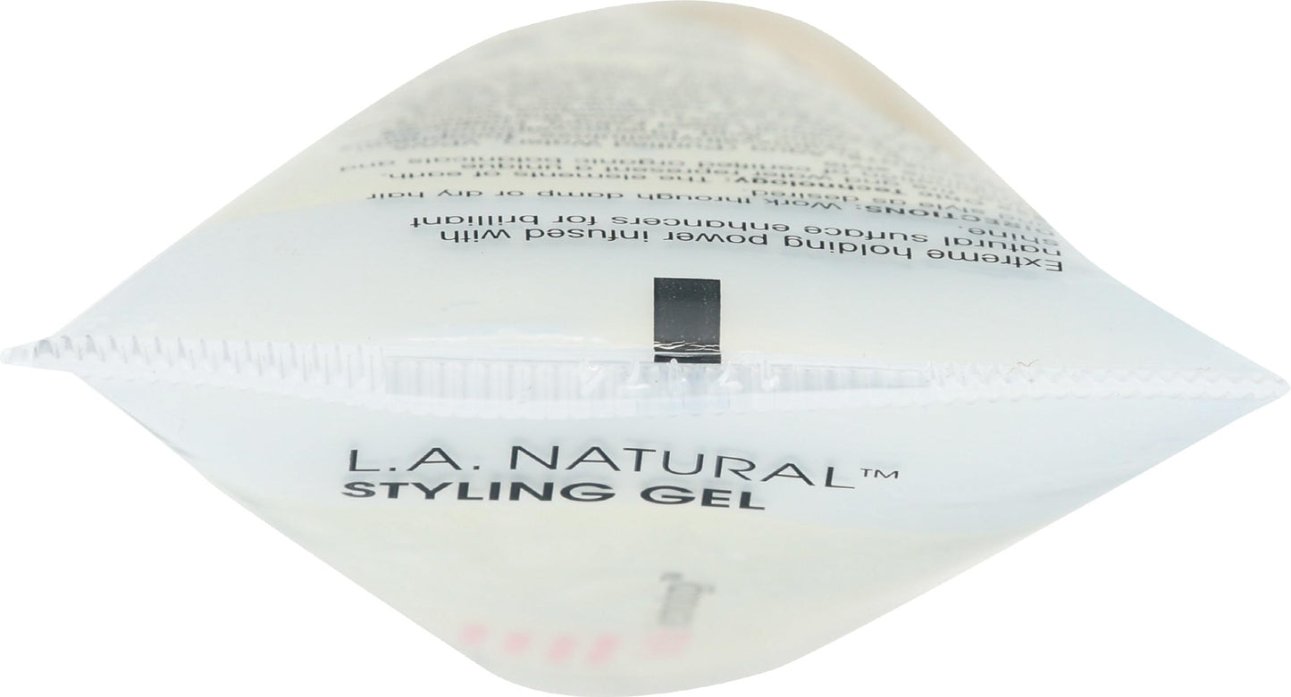 GIOVANNI COSMETICS L.A. Natural Styling Gel - Strong Hold, Eco Chic Technology, Grapefruit seed extract, Aloe Vera leaf juice, Vitamins & Minerals