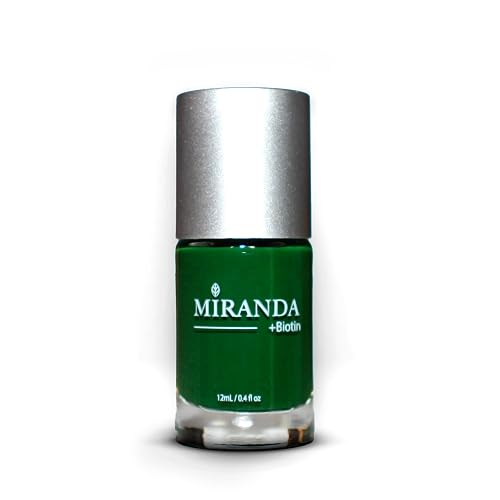 Miranda Beauty: Superfood-Infused Vegan Nail Polish for Healthy, Beautiful Nails, 21-free, Biotin-infused, Cruelty Free - CLOVER - 0.40 fl oz Beauty & Personal Care Miranda