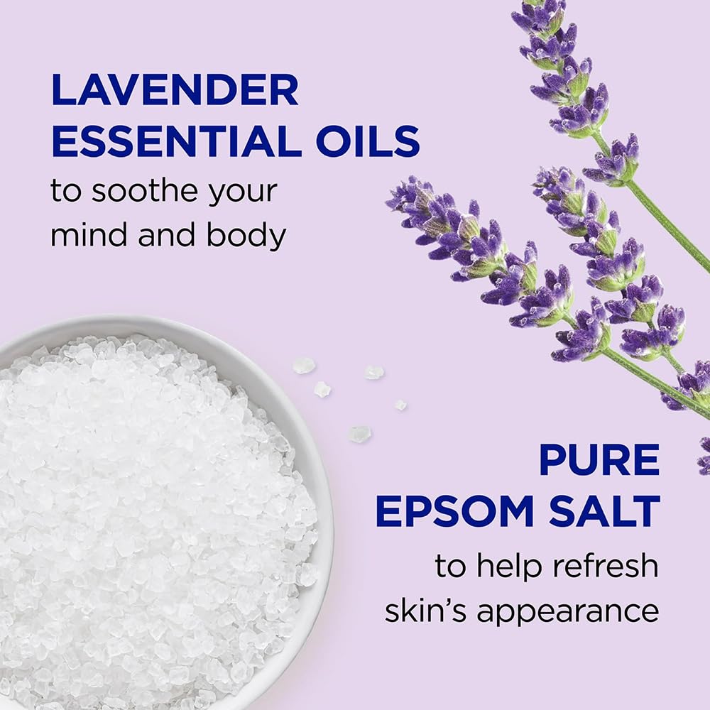 Dr Teal's Pure Epsom Salt Body Scrub, Soothe & Sleep with Lavender Essential Oils, 16 oz Beauty & Personal Care Dr Teal's