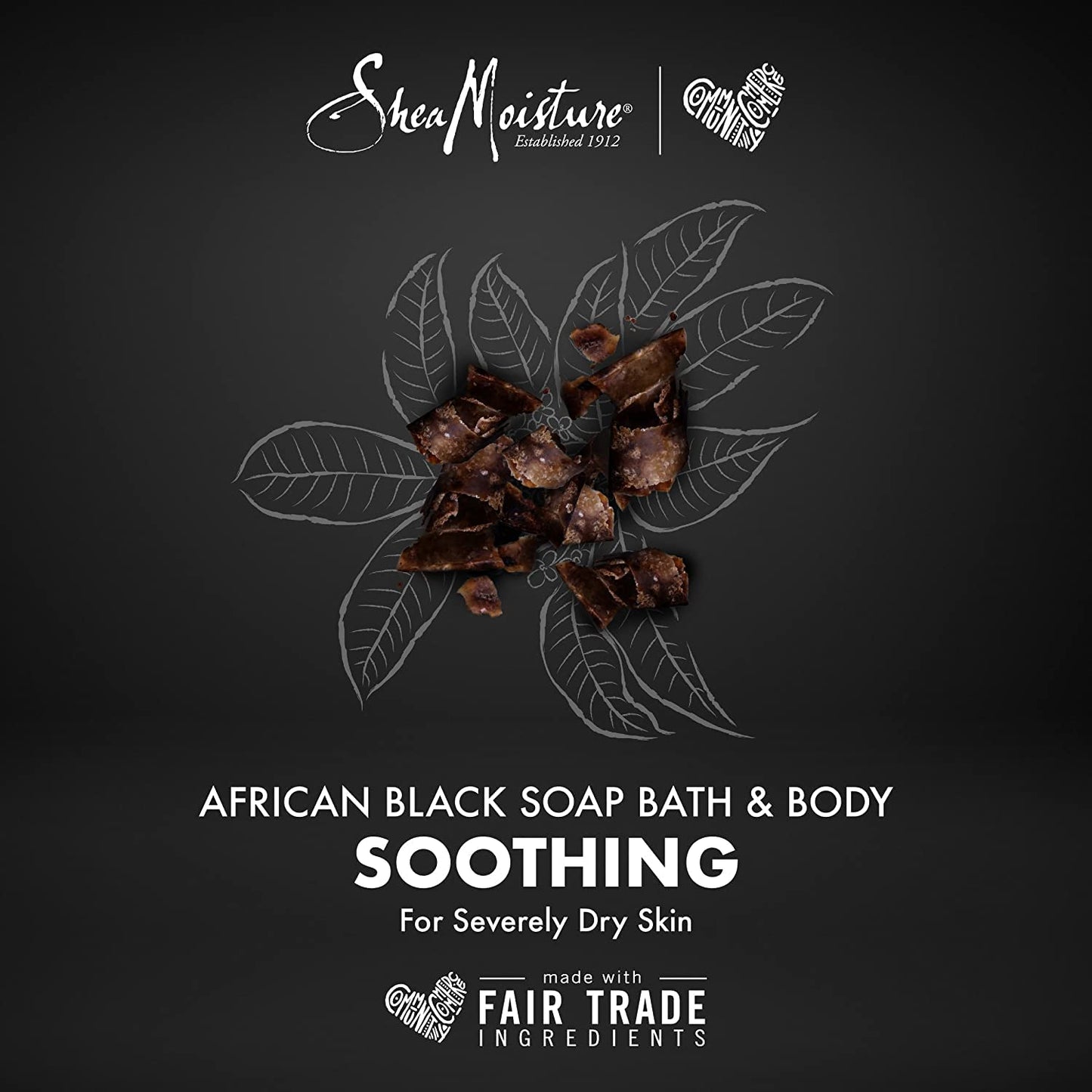 SheaMoisture Bar Soap 6 Count for Troubled Skin African Black Soap Cleanser with Shea Butter 8 oz