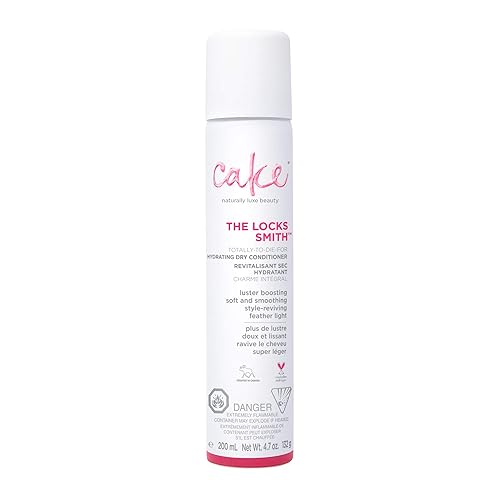CAKE Beauty The Locks Smith Dry Styling, Hydrating Dry Conditioner Spray,White, 4.7 Ounce (Pack of 1)