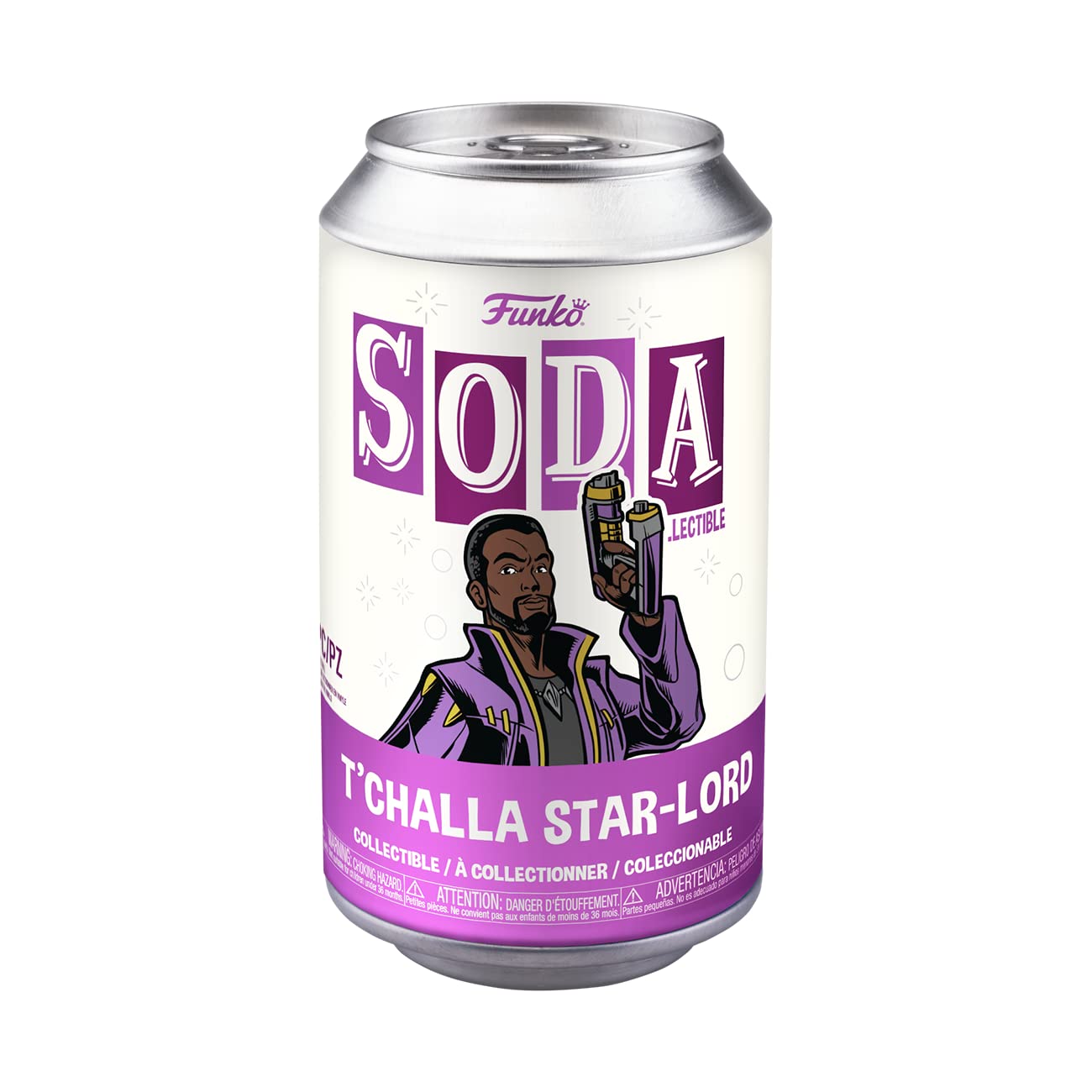 Funko Vinyl SODA: Marvel Friday What If - Starlord T'Challa - 1/6 Odds for Rare Chase Variant - Marvel Comics - Collectable Vinyl Figure - Gift Idea…