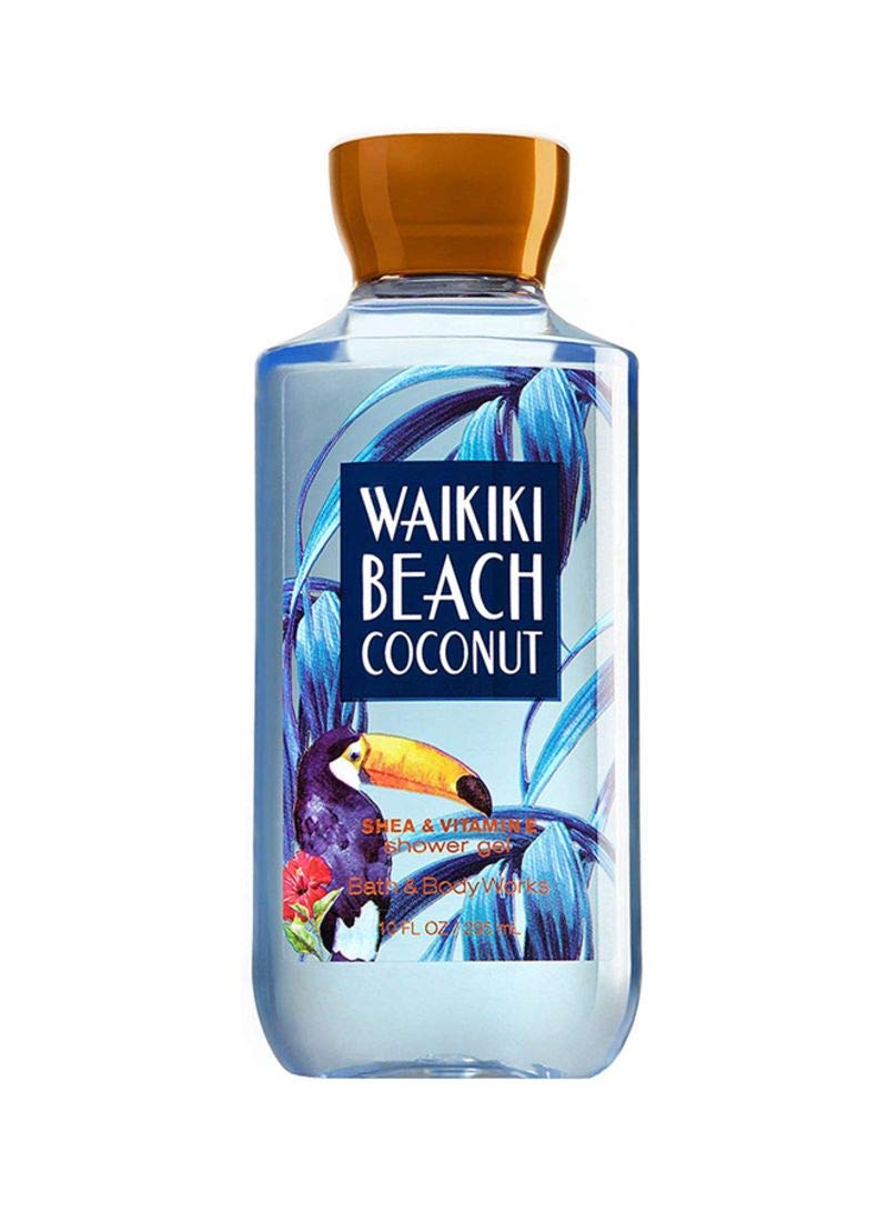 Bath & Body Works, Signature Collection Shower Gel, Waikiki Beach Coconut, 10 Ounce