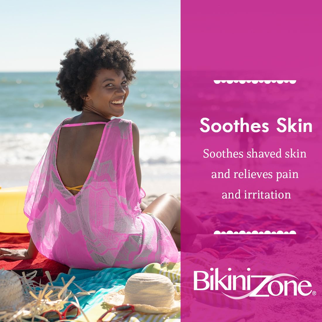 Bikini Zone Medicated After Shave Gel with Lidocaine, 1 Oz, 3 Pack Beauty and Personal Care Bikini Zone
