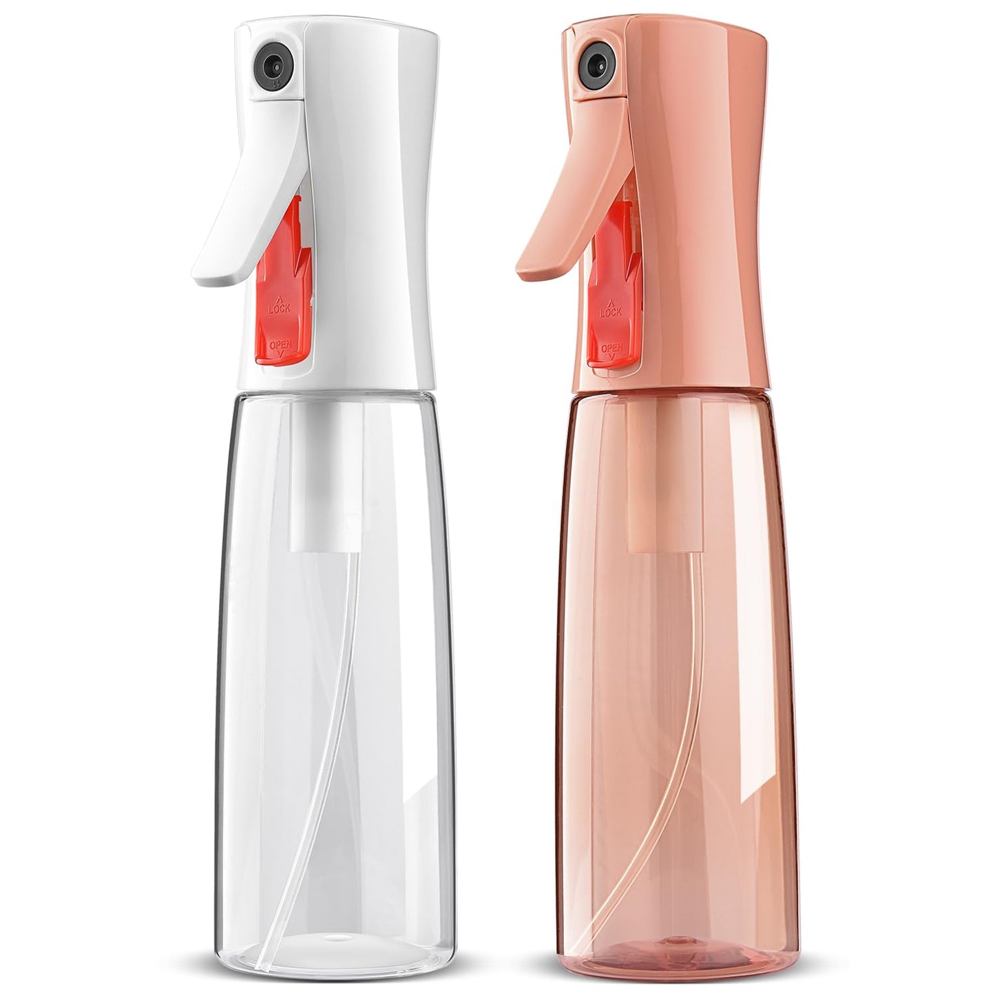 Bepkac Continuous Spray Bottle for Hair - Fine Mist Water Mister, Empty Spray Bottles - Recycled Hair Misting Sprayer for Styling, Cleaning, Plants Beauty and Personal Care Bepkac