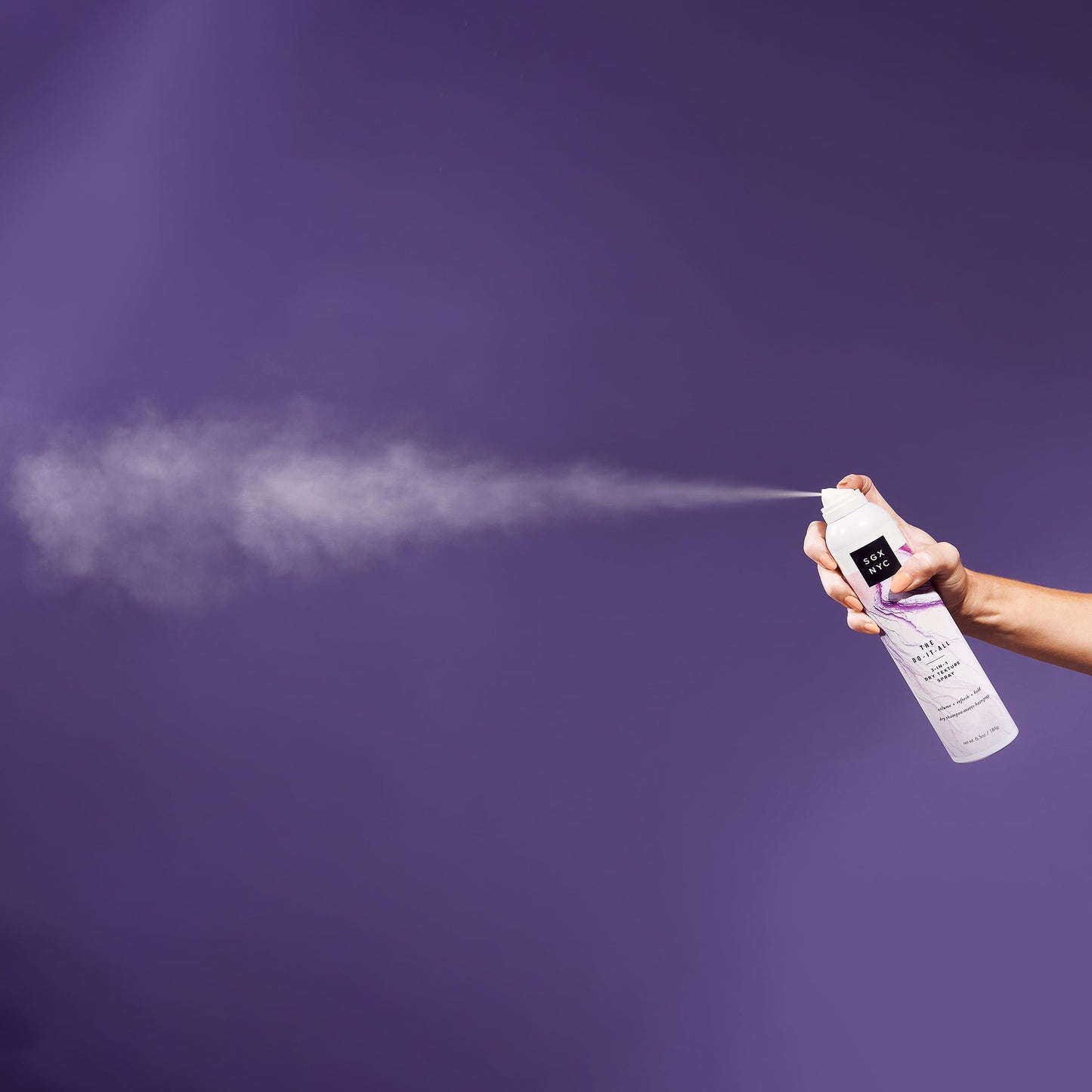 SGX NYC Dry Texture Spray | 3-in-1 Dry Shampoo & Hairspray | Refreshes Hair, Adds Texture, UV Protection | Vegan, Paraben-Free, 6.5 oz