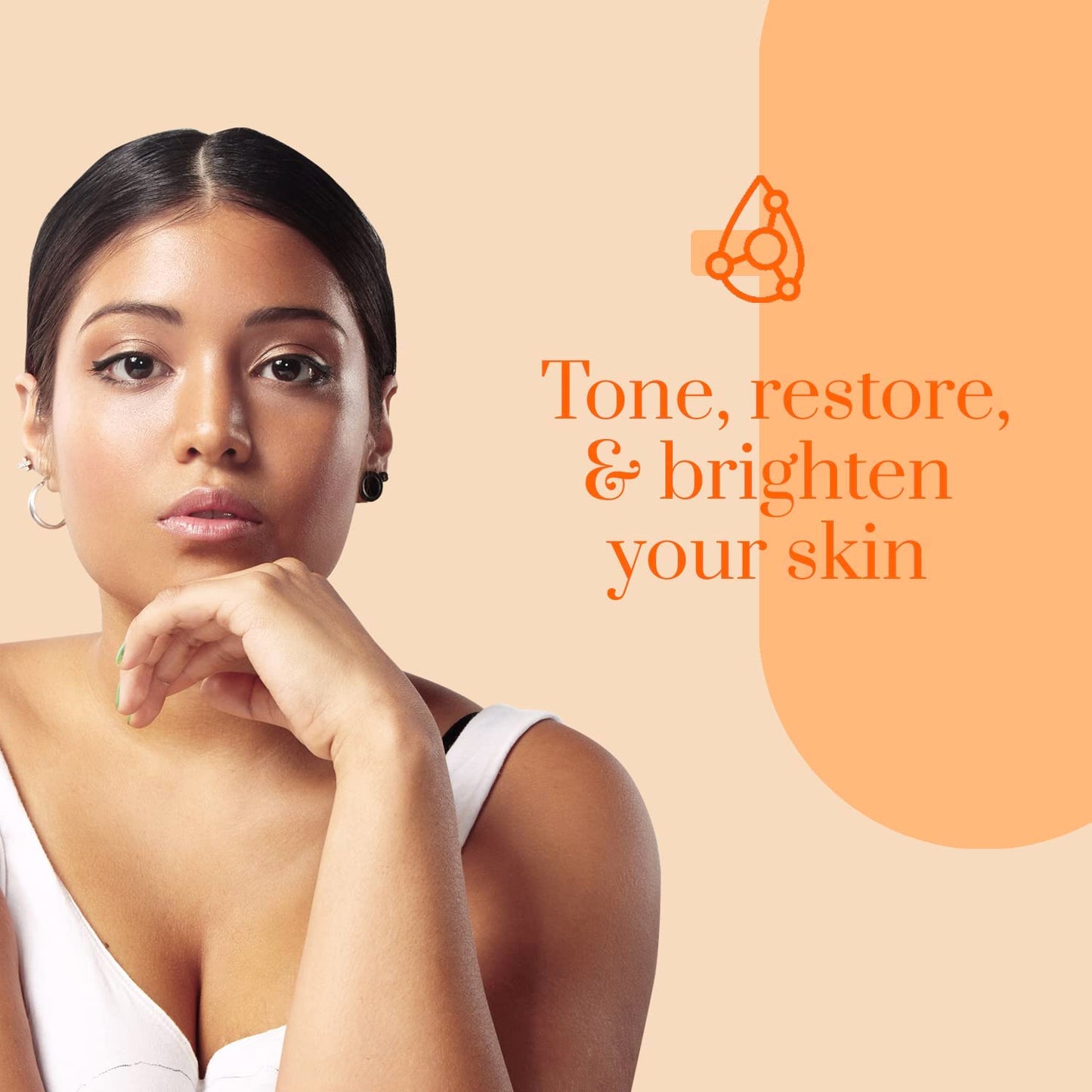 Clear Beauty Vitamin C & Collagen Face Moisturizer - Anti Aging Day Cream, Hydrates, Firms & Revives Dull, Tired Skin - Dermatologist Tested, Korean