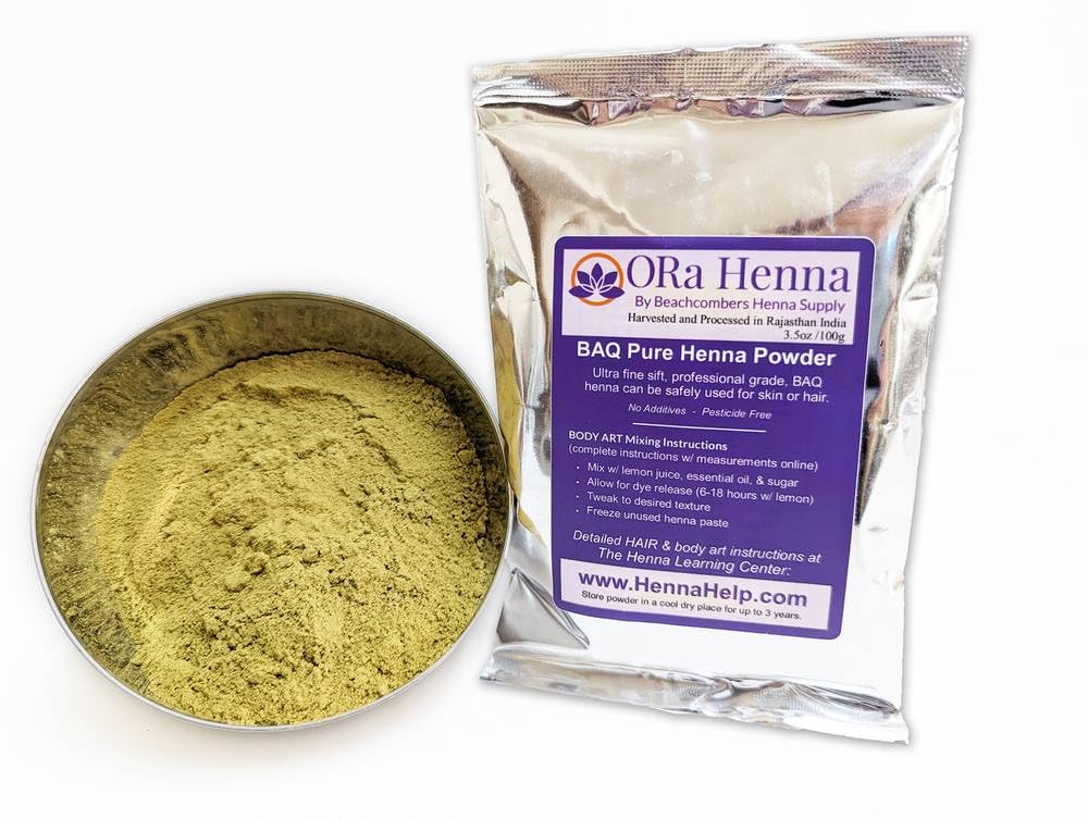 Henna Hair Color Natural Indian Pure No Chemicals BAQ 100 Grams …