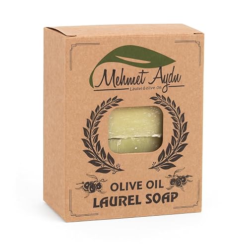 Olive Oil Soap Bar - Include Laurel oil 100% Pure Natural & Artisan Crafted Quality, Organic and Vegan. Full Body Soap for Women and Men. 6 Pack (35.3