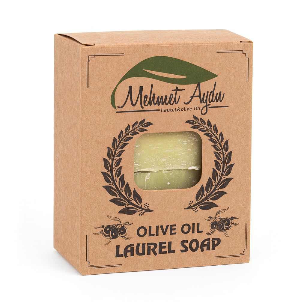 Olive Oil Soap Bar - Include Laurel oil 100% Pure Natural & Artisan Crafted Quality, Organic and Vegan. Full Body Soap for Women and Men. 6 Pack (35.3